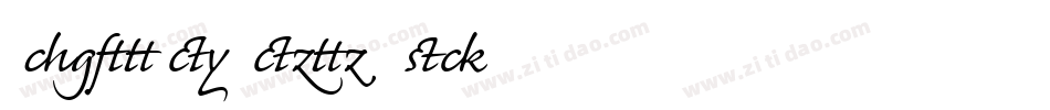 Caflisch Script Web字体转换